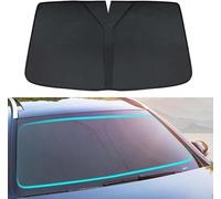 ARTYLGE Car Windshield Sun Shade, Black, UV-resistant Fabric, Simple Style, For VW Caravelle T5 T6 T6.1 2009-2023, Van Compatible