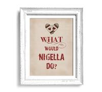 Artylicious What would Nigella do? 8x10 word art print