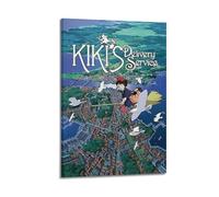 ARTYNSY 1pc Kiki's Delivery Service Poster2, Canvas Wall Art 24x36inch(60x90cm) Suitable for Various Indoor Places, Cool Posters And Prints, Best Gift.