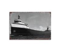 ARTYNSY 1pc SS Edmund Fitzgerald, Canvas Wall Art 16x24inch(40x60cm) Suitable for Various Indoor Places, Cool Posters And Prints, Best Gift.