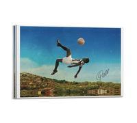 ARTYNSY 1pc The King of Football, Canvas Wall Art 16x24inch(40x60cm) Suitable for Various Indoor Places, Cool Posters And Prints, Best Gift.