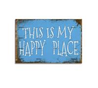 ARTYNSY 1pc This Is My Happy Place, Happy Eater Place, Canvas Wall Art 08x12inch(20x30cm) Suitable for Various Indoor Places, Cool Posters And Prints, Best Gift.