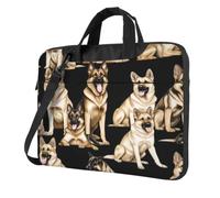 "Artypop" 15.6 14 13 Inch Laptop Computer Shoulder Bag Carrying Case German Shepherd Dog