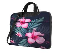"Artypop" 15.6 14 13 Inch Laptop Computer Shoulder Bag Carrying Case Hawaii Pink Flower