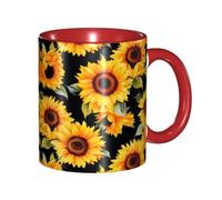 "Artypop" Spring Sunflowers Flowers Ceramic Coffee Mug Variou.S Colour Options Ceramic Cup 11oz