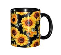 "Artypop" Spring Sunflowers Flowers Ceramic Coffee Mug Variou.S Colour Options Ceramic Cup 11oz