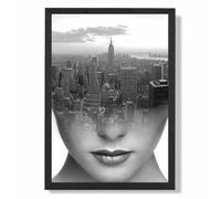 ARTZE Abstract & City Scape Fashion Black & White Photo Framed Print SIZE: A2 with Black Frame ARTZE Black A2