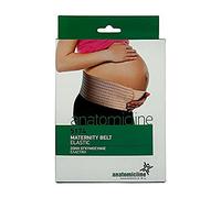 Artze Wall Art Anatomicline Maternity Belt One Size made of breathable elastic material,beige