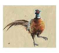 Artze Wall Art Fowl Play Canvas Print, Multi-Colour, 40 x 50 cm