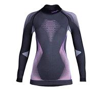 Artze Wall Art UYN U100048 EVOLUTYON UW LG_SL.TURTLE NECK MELANGE T-shirt Women's Anthracite Melange/Raspberry/Purple XS