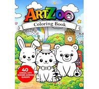 ArtZoo - Coloring Book: Animals in European Cities - Bold & Easy Coloring (Ages 3-6)