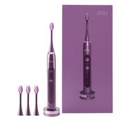 ARU Sonic Toothbrush with Additional Heads & Mirror Mount AMETHYST PURPLE