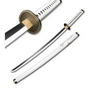 ARUAN Wooden Roronoa Zoro Sword Overall 41 inch Japanese Ninja Katana Samurai Sword Anime Original Texture for ONE PIECE Anime Lovers, Cosplay Props Toys, Wado Ichimonji C