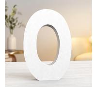 Aruatu 10 Inch White Wood Numbers for Wall Decor - Unfinished Decorative Standing Large Letters for Home Party Craft Projects (0)