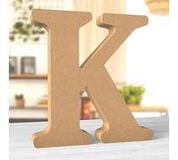 Aruatu 12 Inch Balsa Wooden Letters Unfinished Wood Letters for Wall Decor Decorative Standing Letters Large Letters for wall Decoration for Craft Home Party Projects (K)