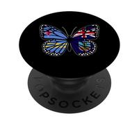 Aruba and Montserrat Mix Butterfly Half Aruban Montserratian PopSockets Adhesive PopGrip
