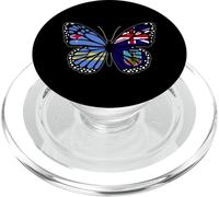 Aruba and Montserrat Mix Butterfly Half Aruban Montserratian PopSockets PopGrip for MagSafe