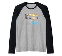Aruba Birthday Trip 2026 Vacation Party Crew Cruise Raglan Baseball Tee