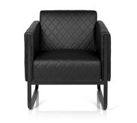 ARUBA BLACK | 1- Seater - Upholstered armchair Black