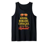 Aruba Bonaire Curaçao My Kind of Alphabet Funny ABC Islands Tank Top