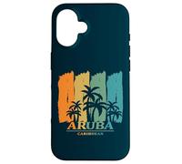 Aruba Caribbean Palm Trees Beach Holiday Tropics Souvenir Case for iPhone 16