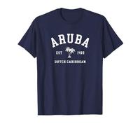 Aruba Est 1499 Throwback Letter Mens Womens Cruise Souvenir T-Shirt