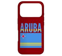 Aruba Flag Colors Vibrant Island Pride Case for iPhone 17 Pro