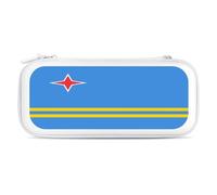 Aruba Flag Portable Carrying Case for Switch Protective Travel Hard Shells Game Card Storage Pouch Bag