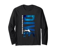 Aruba Island Dive | Dutch Caribbean Scuba Diving Souvenir Long Sleeve T-Shirt
