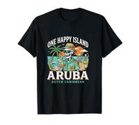 Aruba One Happy Island Aruban Souvenir Dutch Caribbean T-Shirt
