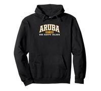 Aruba One Happy Island Caribbean Pullover Hoodie