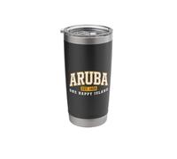 Aruba One Happy Island Caribbean Stainless Steel Insulated Tumbler