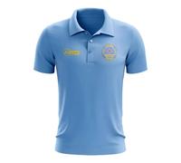 Aruba Personalised Football Polo Shirt Sky in Light Blue | Size: Small Aruba Light Blue S