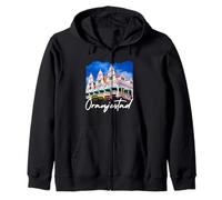 Aruba Souvenir/Oranjestad Zip Hoodie