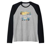 Aruba Spring Break 2026 Summer Vacation Beach Raglan Baseball Tee