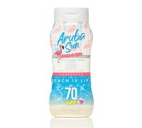 ARUBA SUN Sun Protection Lotion for Children with SPF 70 and Bubblegum Fragrance, Aruba Reef Act No. 67, Octinoxate and Oxibenzone Free, Waterproof, Grease-Free