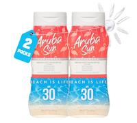 ARUBA SUN Sun Protection Lotion SPF 30, Pack of 2, Complies with Aruba Reef Law No. 67, Octinoxate and Oxybenzone Free, Waterproof, Non-Greasy, Ampl Sunscreen