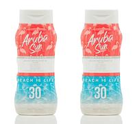 ARUBA SUN Sun Protection Lotion SPF 30, Pack of 2, Complies with Aruba Reef Law No. 67, Octinoxate and Oxybenzone Free, Waterproof, Non-Greasy, Ampl Sunscreen