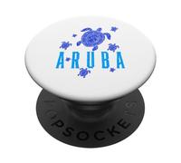 ARUBA Turtle Summer Family Vacation PopSockets Adhesive PopGrip