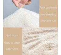 ARUGYTEI Nursery Rugs Round Lion Head,Ivory Cream, ø 80 cm,Cartoon Cute Animal Circle Rugs Boys Girls, Kids Rug Children's Rug Small Soft Rug Baby Rugs Playroom