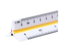 Aruicheng Architectural Triangular Scale - 30cm Metric 1:20, 1:25, 1:50, 1:75, 1:100, 1:125 for Architects & Engineers