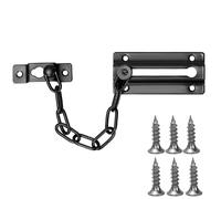 Aruicheng Door Chain Lock Anti-Theft Door Security Chain Lock Door Lock with 6 Screws Thicker Front Door Safety Chains Door Latch for Home Apartment Bedroom Hotel