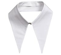 AruiLeo Solid Color Detachable Dickey Collar Faux Collar Lapel Fake Collar Detachable Dickey Collar Classic Faux False Collar, Arlfc-2dl Jl Long White, One Size