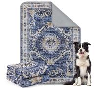 Aruiliya Reusable Washable Puppy Pads, 2 Pack Dog Training Pee Pads with Anti Slip Bottom, Super Absorbent and Leak-Proof for Floor, Crate, Potty Training (60 x 90cm)