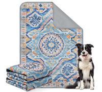Aruiliya Reusable Washable Puppy Pads, 2 Pack Dog Training Pee Pads with Anti Slip Bottom, Super Absorbent and Leak-Proof for Floor, Crate, Potty Training (60 x 90cm)