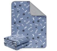 Aruiliya Reusable Washable Puppy Pads, 2 Pack Dog Training Pee Pads with Anti Slip Bottom, Super Absorbent and Leak-Proof for Floor, Crate, Potty Training (45 x 60cm)