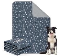 Aruiliya Reusable Washable Puppy Pads, 2 Pack Dog Training Pee Pads with Anti Slip Bottom, Super Absorbent and Leak-Proof for Floor, Crate, Potty Training (45 x 60 cm)