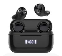 Aruind®Wireless Earbuds Bluetooth Headphones HD Mic Power Bank and 160H Long Battery LifeBass Sound Earphones,IPX7 Waterproof LED Power Display Touch Control Stereo in-Ear Headset for Sport Home Work