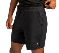 Aruki Men's Gym Shorts, Jersey Drawstring Waist Bottoms for Men, Comfortable for Running, Gym, Workouts and Casual Training and Everyday Active Lounging Wears and Daily Fitness - Jet Black - XL