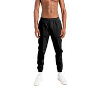 Aruki Men's Jogger Track Pants, Relaxed Fit Sweatpants with Elastic Drawstring Waist, for Running, Gym, Workouts and Athletic Training and Everyday Casual Lounging Wear for Men - Jet Black - XL